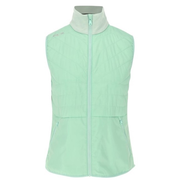 NWT Ladies RLX Golf Full Zip Cool Wool Outerwear in April Green, size small - Picture 3 of 8